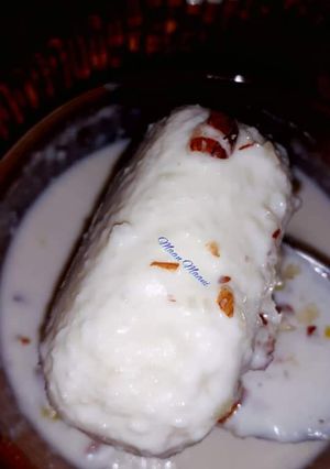 A picture of Rass malai.