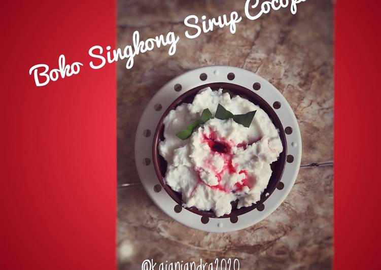 Resep Boko Singkong Sirup Cocopandan yang Enak Banget