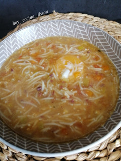 Una foto de Sopa de la granja