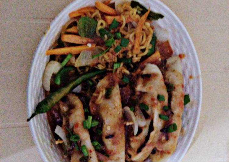 Recipe of Homemade Momo sizzler