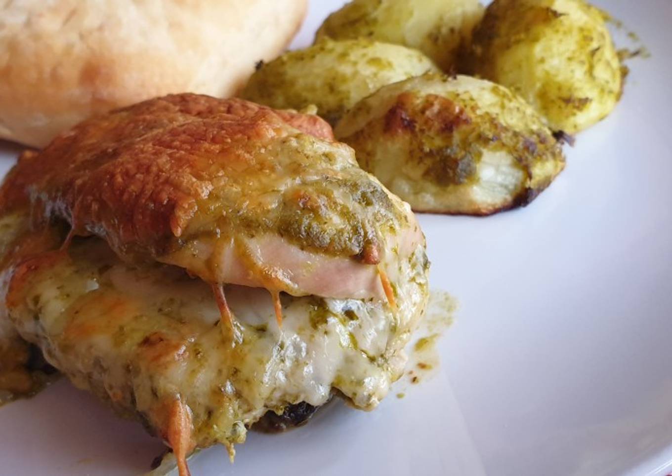Pollo al pesto (principiantes)