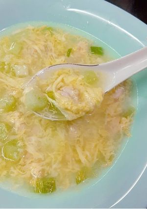 Foto resep Egg Drop Soup/Sup Telur