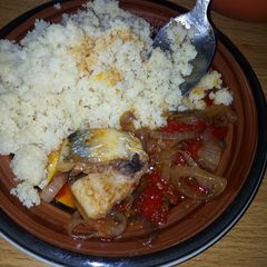 A picture of Cuscus da miyan kifi.