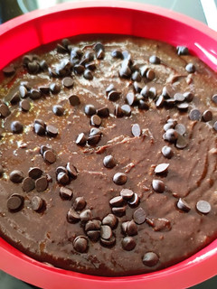 Una foto de Pastel de chocolate y almendra