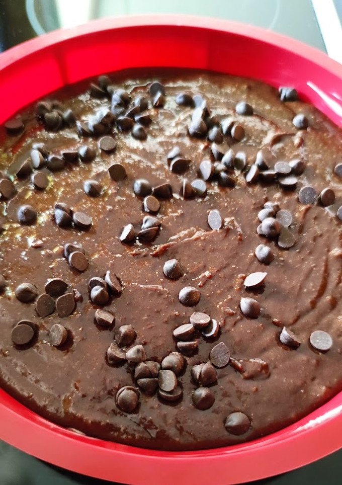 Una foto de Pastel de chocolate y almendra