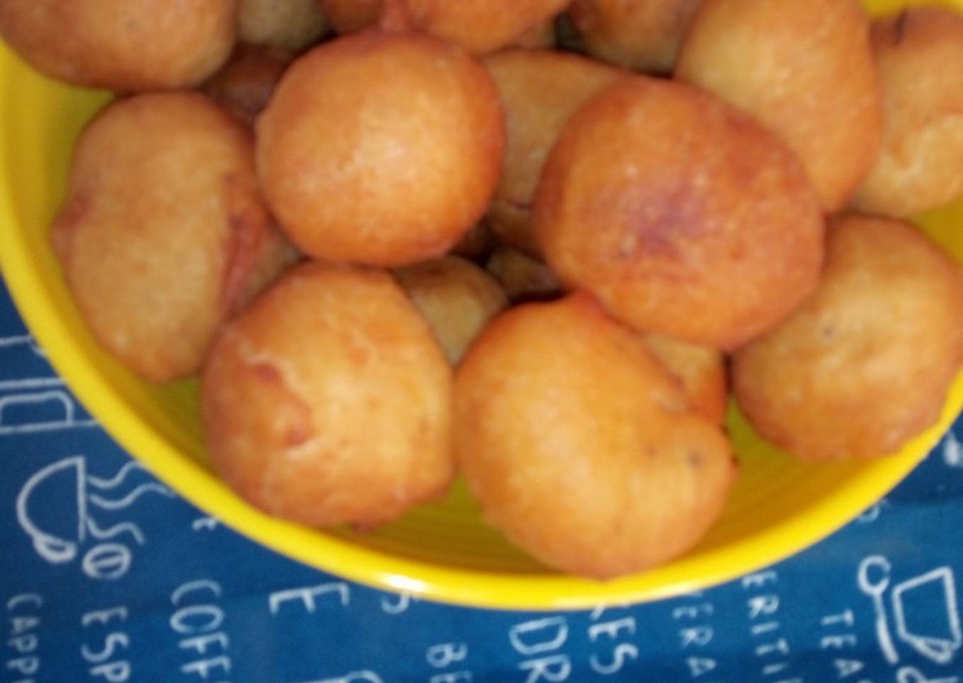 Coconut semo puff puff