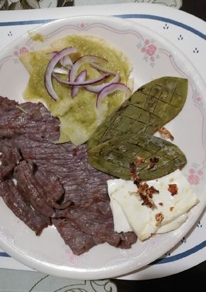 Una foto de Carne a la tampiqueña