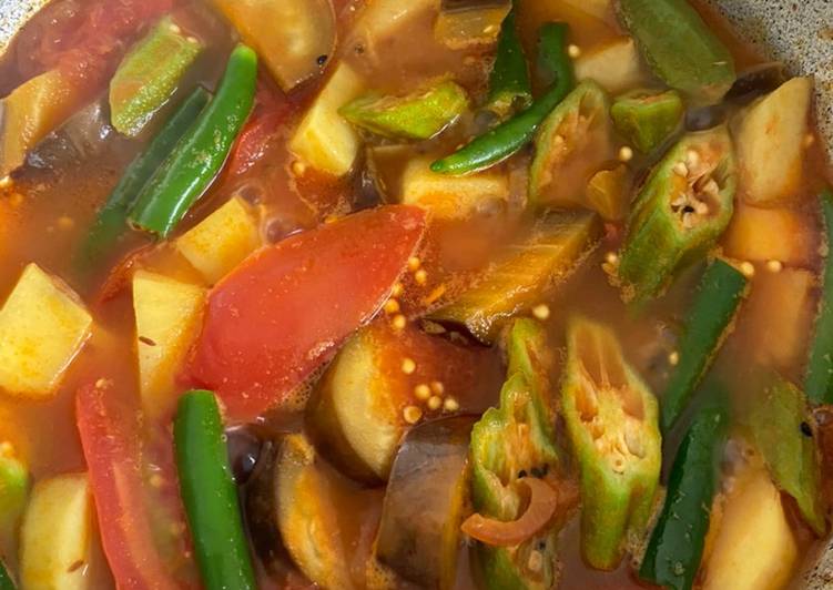 Steps to Prepare Ultimate Mix vegetables curry  #mycookbook