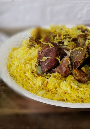 صورة لوصفة المندي ع الطريقة اليمنية (قناة المذاق اليمني الأصيل)