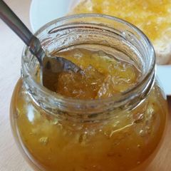 A picture of Vickys Pineapple & Lime Jam, GF DF EF SF NF #picnic.