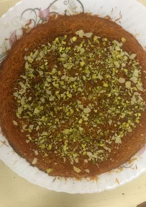 A picture of Cream cheese kunafah.