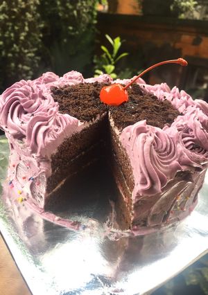 Foto resep Blackforest 💜