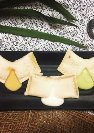 Hình của món Sandwich nhân sữa chua.
