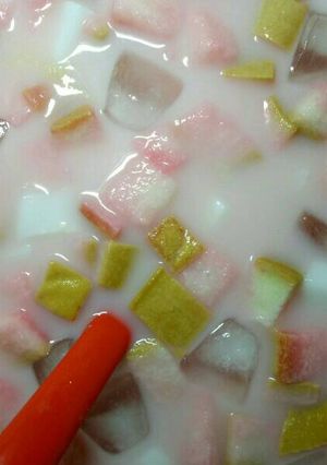 Foto resep Es Tape Pohong Kuning