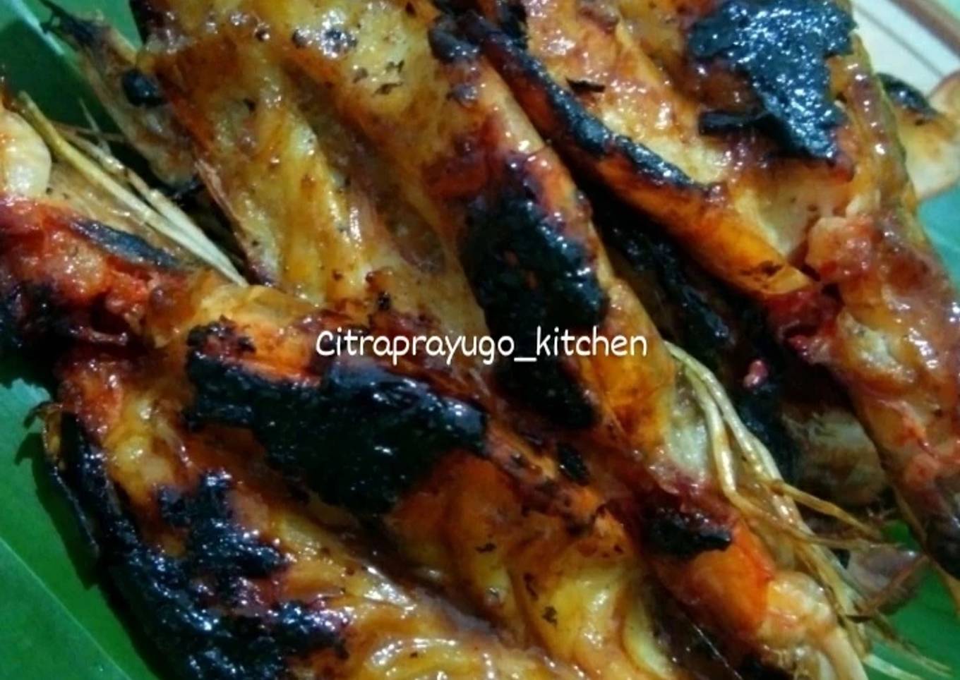 Udang Bakar Saos Madu