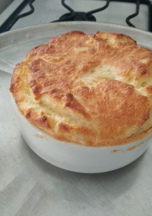 Una foto de Soufflé de Queso y Papa