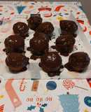 Muffin sacher in friggitrice ad aria