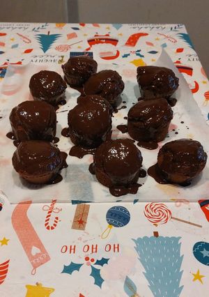 Foto di Muffin sacher in friggitrice ad aria