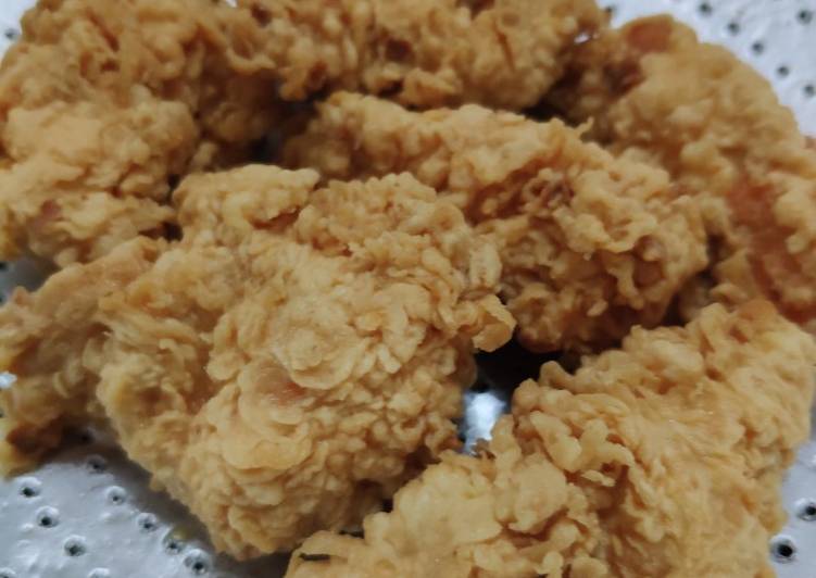 Cara Gampang Menyiapkan Crispy Fried Chicken, Enak