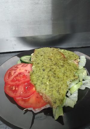 Medvehagymás-Ricottás sertés karaj recept fotója