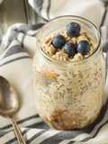 Overnight oats (Blueberries peanut butter)