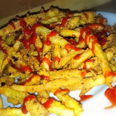 Masala fries A picture of Masala fries.