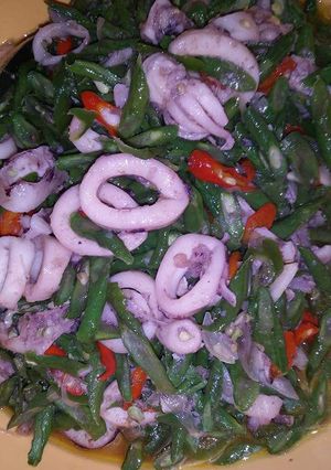 Foto resep Tumis kacang cumi