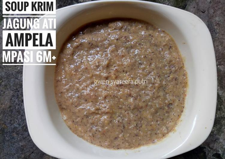 Soup krim jagung mpasi 6m+