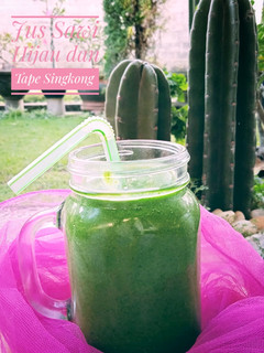 Foto resep Jus Sawi Hijau dan Tape Singkong