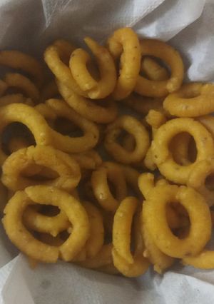 A picture of Chakodi Recipe Andhra Rice Ring Murukku.