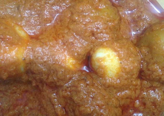 Rendang anak kosan (very murmer and no meat)