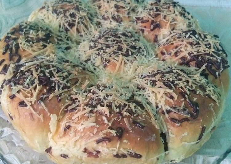 Resep: Roti Sobek toping coklat keju Praktis