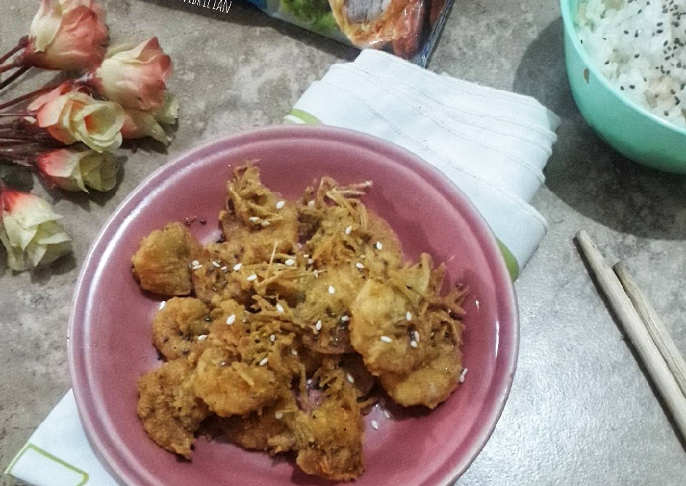 Udang crispy kobe