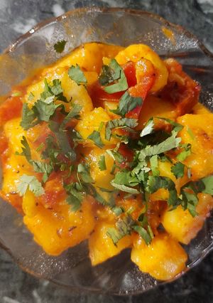 आलू टमाटर की सब्जी (aloo tamatar ki sabzi recipe in Hindi) रेसिपी मुख्य फोटो