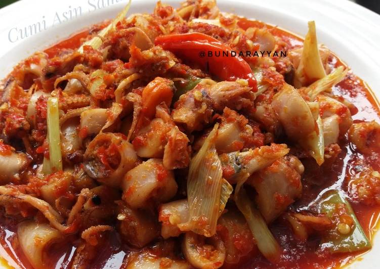 Cumi asin sambalado