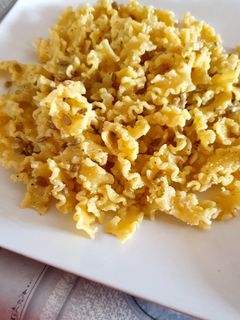 Una foto de Pasta con picadillo y pipas