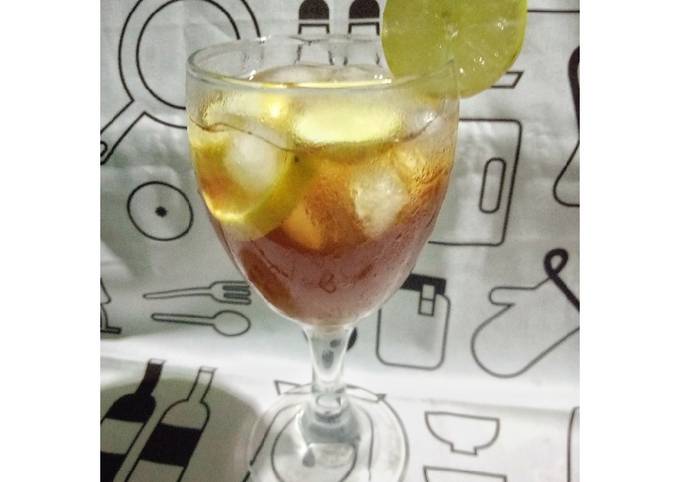 Resep Es teh manis jeruk nipis yang Bisa Manjain Lidah