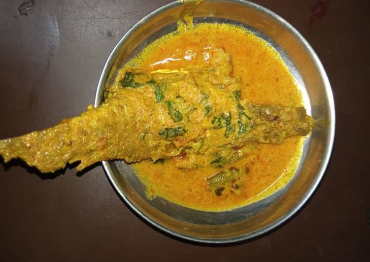 Bhola bhetki poppy seeds paste curry