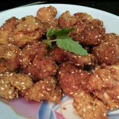 Seasame Chicken Bites A picture of Seasame Chicken Bites.