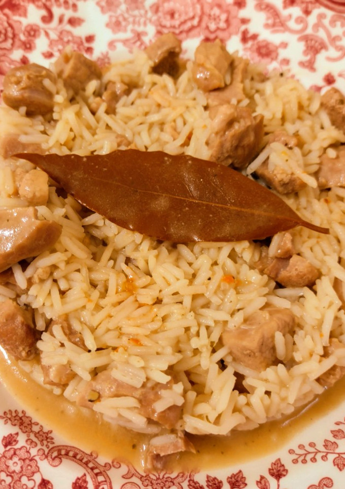 Una foto de Arroz cremoso de solomillo ibérico