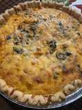 Chicken taco quiche