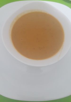 صورة لوصفة حساء العدس الاحمر