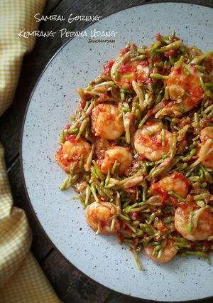 Foto resep Sambal Goreng Kembang Pepaya Udang