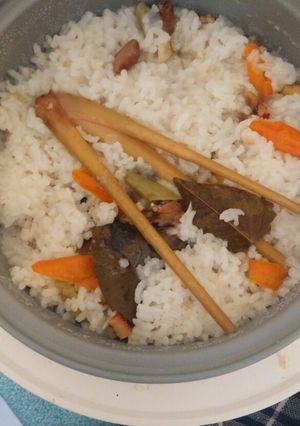 Foto resep Nasi liwet Ikan Asin