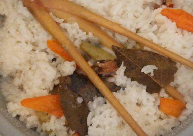 Nasi liwet Ikan Asin