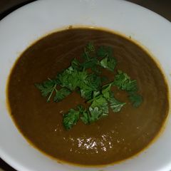 Spinach,tomatoes soup#4 wks challenge.. A picture of Spinach,tomatoes soup#4 wks challenge...