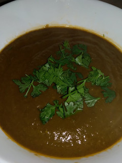 A picture of Spinach,tomatoes soup#4 wks challenge...