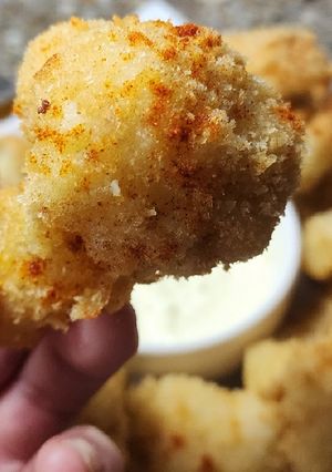 Una foto de Tempura de coliflor rebozado en panko 🥢