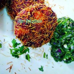 A picture of Beetroot cutlets.