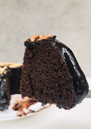 A picture of Chocolate cake No oven No refined flour.